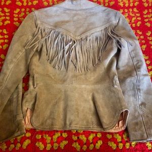 Vintage 1970’s suede fringe jacket